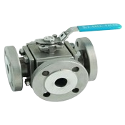 Three Way Stainless Steel ASTM / ASME / SS Ball Valve Manufacturer in India