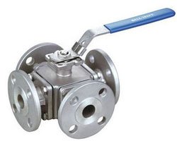 Four Way Ball Valves Supplier, Dealer, Manufacturer and Exporter in Mumbai Maharashtra India Four Way Ball Valves Supplier, Dealer, Manufacturer and Exporter in Mumbai Maharashtra India